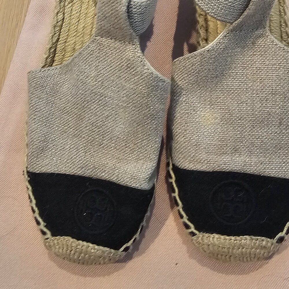 Tory Burch heeled espradrilles, size 6, barely worn